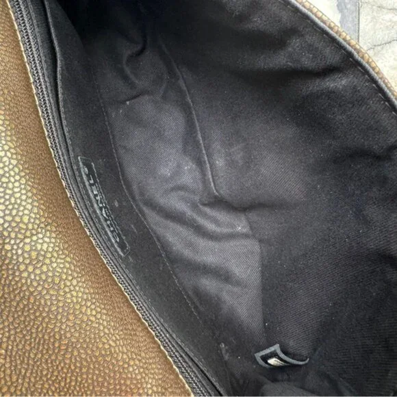 SOLD Chanel Classic Timeless CC Single Flap Metallic Caviar Shoulder Bag - Picture 14 of 16